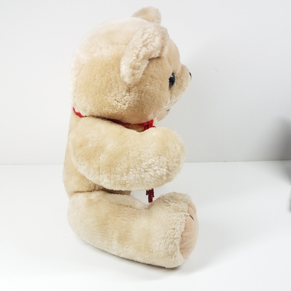 Vintage Tan Snowflake Bear - Picture 6 of 11